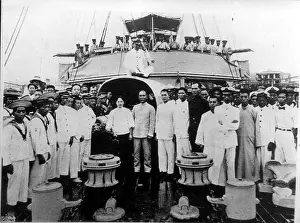 Founding Prints: Sun Yat sen with navy