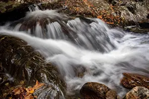 Sunburst Falls or Pigeon River Cascades off of Highway 215 - Pisgah National Forest, near Brevard, North Carolina, USA