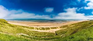Blackhall Rocks Prints: Sunny Cliffs and beach at Blackhall Rocks and Cromdon Dene Beach