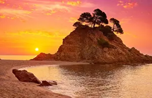 Sunrise at Cap Roig Beach, Costa Brava, Spain