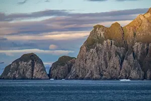 Breathtaking Views Prints: Sunrise over Coburg island, Nunavut, Canadian Arctic, Canada, North America