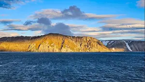 Nunavut Prints: Sunrise over Coburg island, Nunavut, Canadian Arctic, Canada, North America