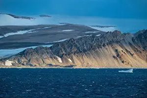 Rugged Terrain Prints: Sunrise over Coburg island, Nunavut, Canadian Arctic, Canada, North America