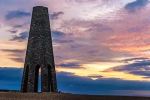 Sunrise over The Daymark, Kingswear, Devon, England, Europe