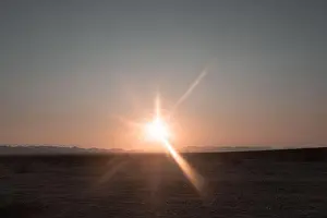 Missile Prints: Sunrise over Lead Mountain during Low Altitude Air Defense (LAAD) Basic Officer Course