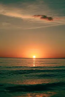 Red Cloud Prints: Sunrise Mediterranean sea Morocco Rio martin Tetouan Morning
