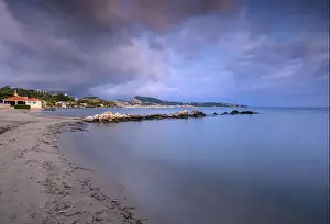 Ionian Sea Prints: Sunrise over the Mediterranean sea in Zakinthos