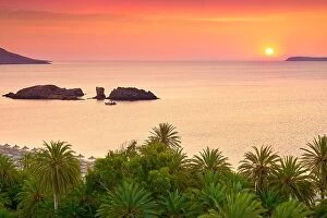 Images Dated 24th June 2017: Sunrise at Vai Beach, Crete Island, Greece
