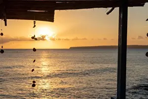 Emerald Prints: Sunset in Arenals, Coast in Formentera in Balearic Islands in Spain