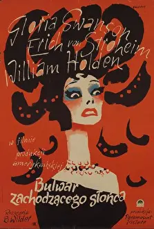 Sunset Boulevard Year : 1950 USA Director : Billy Wilder Movie poster (Pol)