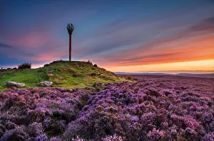 August Prints: Sunset over Danby Beacon in the North York Moors