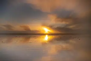 Snowdonia National Park Prints: Sunset at Morfa Bychan North Wales