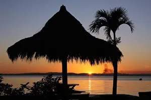 Lago Prints: Sunset at Moyogalpa Ometepe Island Nicaragua Lago Nicaragua