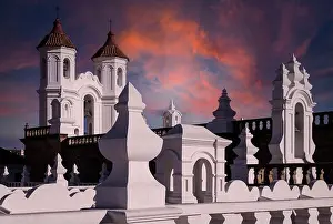Felipe Prints: Sunset at San Felipe Neri monastery in Sucre, Bolivia