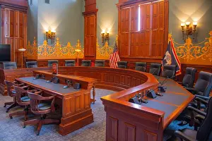Courthouse Prints: Supreme Court in Wyoming State Capitol
