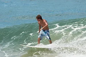 Surfboard Prints: Surfing at Estaleiro Beach