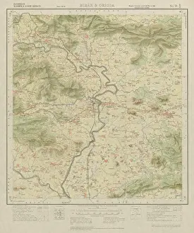 SURVEY OF INDIA 73 E/15 West Bengal Jharkhand Jhalda Tulin Muri Koncho 1928 map