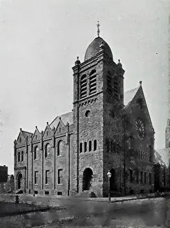 Philadelphia Prints: Susquehanna Avenue Church is a Presbyterian church in Philadelphia