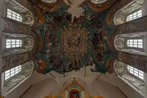 Suzdal, Russia - July 6, 2018: Church of icon of Our Lady of Smolensk in Suzdal