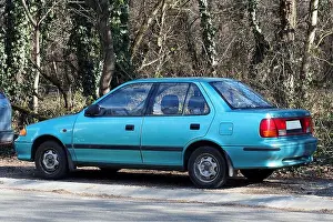Budapest Prints: Suzuki Swift sedan supermini car, Hungary, Magyarország, Europe