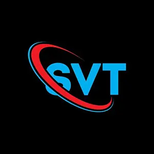 Company Vector Vectors Prints: SVT logo. SVT letter. SVT letter logo design