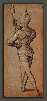 Swabian Prints: Swabian School, Study of a Knight in Armor