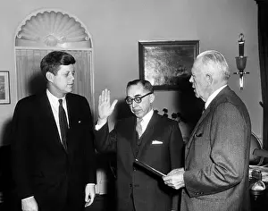 Swearing-in ceremony for Simon Rifkind as Chairman of the Presidentu0027s Railroad Commission