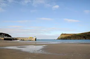 Isle Of Man Prints: The sweeping sandy bay facing the Irish Sea at Port Erin on the southwest coast of the Isle of Man