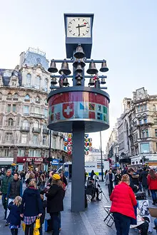 Bells Prints: The Swiss Glockenspiel, a musical clock featuring 27 bells and 11 moving Swiss figures