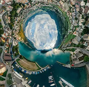 Marvelous Prints: Swiss Mountain Lake nature Drone drone Air 360 vr virtual reality drone panorama