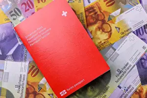 Stay Prints: Swiss passport for travelling, flying and doing business. Switzerland document