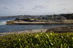Leisure Activities Prints: Sydney coastal walk blending city and ocean