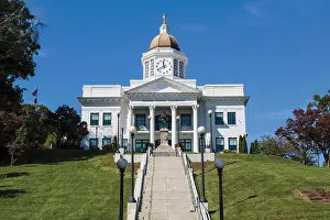 North Carolina Prints: Sylva, Jackson County, North Carolina, United States of America. Jackson county courthouse