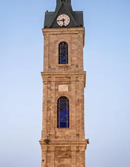 Historical Church Prints: One of the symbols of Jaffa city
