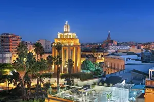 Syracuse, Sicily cityscape view at dawn