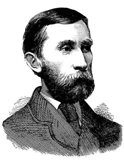 White Work Prints: T. R. Buchanan, House of Commons, England, historical illustration, 1884