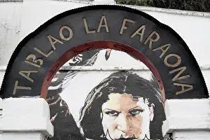 Andalucia Prints: Tablao la faraona flamenco bar, Sacramento cave houses, Granada