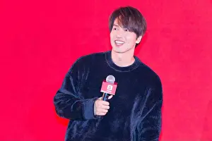Taiwanese Prints: Taiwanese actor, model and singer Jerry Yan attends Xin Youzhi brand promotonal event in Guangzhou city
