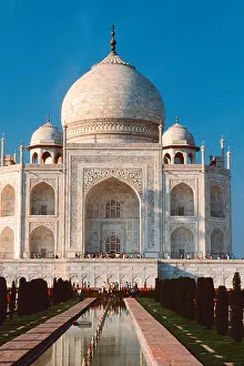 Taj Mahal Prints: Taj Mahal, Built by Shah Jahan in memory of Mumtaz Mahal (his wife)