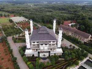 Top Road Prints: Tajug Gede Cilodong Mosque panorama view Largest Mosque in Purwakarta