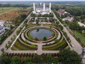 Top Road Prints: Tajug Gede Cilodong Mosque panorama view Largest Mosque in Purwakarta
