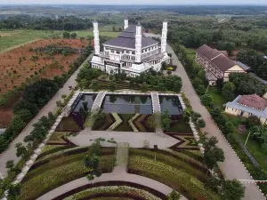 Top Road Prints: Tajug Gede Cilodong Mosque panorama view Largest Mosque in Purwakarta