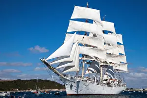 Regatta Prints: Tall ship Dar Mlodziezy at the Falmouth Tall Ships Regatta