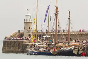 Navigate Prints: Tall Ships visiting the Folkestone Harbour Arm