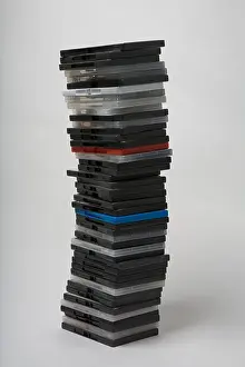 Lots Prints: tall stack of dvd cases, three of three image as i keep on adding more dvd cases