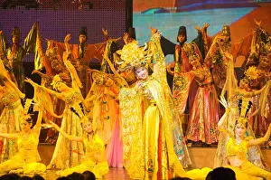 Dance Music Prints: Tang Dynasty dance and Music Show at the Sunshine Grand Theatre