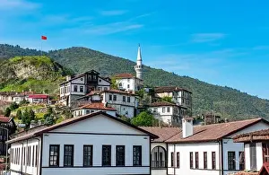 Sakarya Prints: Tarakli, Sakarya, Turkey. Traditional old houses in Tarakli District