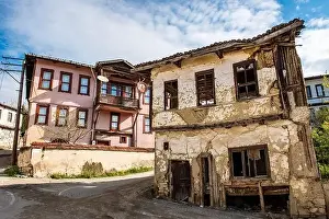 Tarakli, Sakarya, Turkey. Traditional old houses in Tarakli District. Beautiful historical houses
