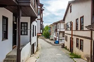 Sakarya Prints: Tarakli, Sakarya, Turkey. Traditional old houses in Tarakli District