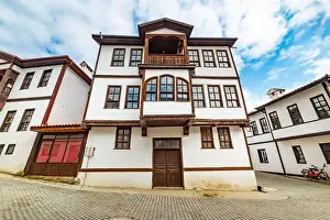 Tarakli, Sakarya, Turkey. Traditional old houses in Tarakli District. Beautiful historical houses